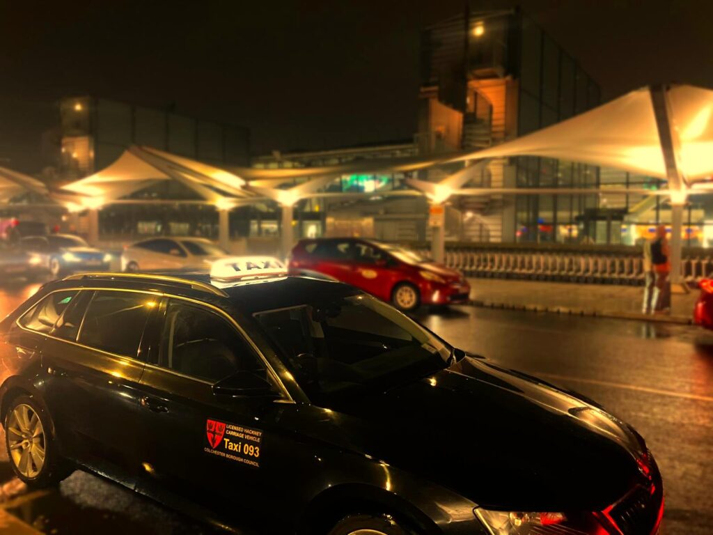 Colchester Airport Taxi Transfer Services at the airport